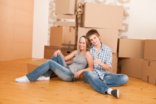 Moving van service for local moves in Plumstead near residential streets