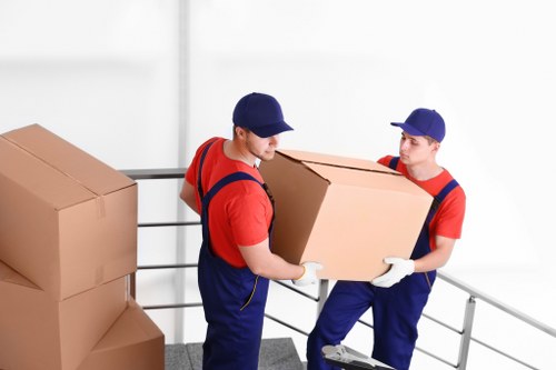Customer reporting a service concern during a moving job