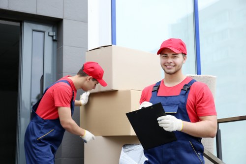 Local movers handling a flat move in Plumstead with narrow access
