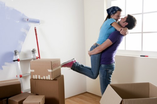 Careful property protection and tidy completion of a van removal job