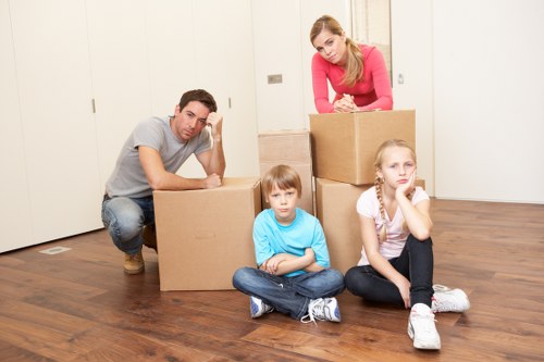 Commercial moving van support for office and business relocations in Plumstead