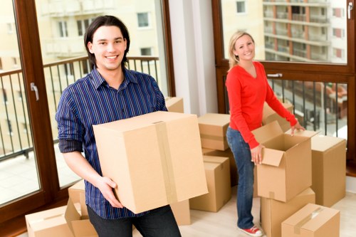 Man and van service handling furniture collection in Plumstead