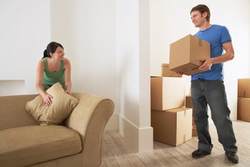 Local removals team planning access and parking for a Plumstead move